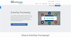 Desktop Screenshot of business.entropay.com